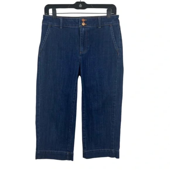 Talbots Denim - Talbots Flawless Wide Crop Jeans Size 2P